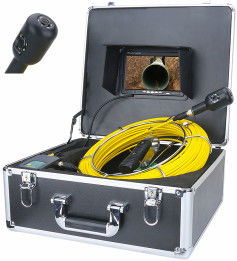 Qualidade  145° Angle Drain Sewer Pipe Inspection Camera 7inch High Accurate fábrica