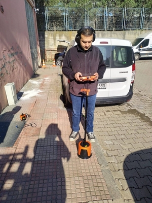 Detector de fugas de tubos Pqwt-L7000 para exterior e interior Profundidade de 5 metros