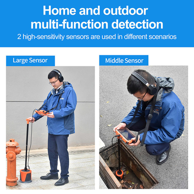 Pqwt-L6000 Multi Sensors Detector de fugas de tubos de água ao ar livre 5m Profundidade
