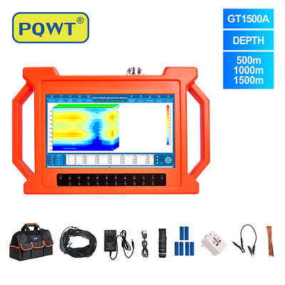 PQWT-GT1500A Análise automática multicanal Equipamento de detecção de água de longo alcance Detector de água subterrânea profunda