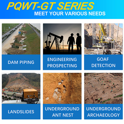 PQWT-GT1500A Análise automática multicanal Equipamento de detecção de água de longo alcance Detector de água subterrânea profunda