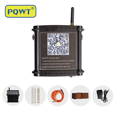PQWT M400 Detector móvel de águas subterrâneas subterrâneo 400m detecta água de poço no telefone