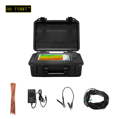 TYM Série D Detector de água de poço de 500 m Detector subterrâneo de 16 canais Equipamento de pesquisa geofísica