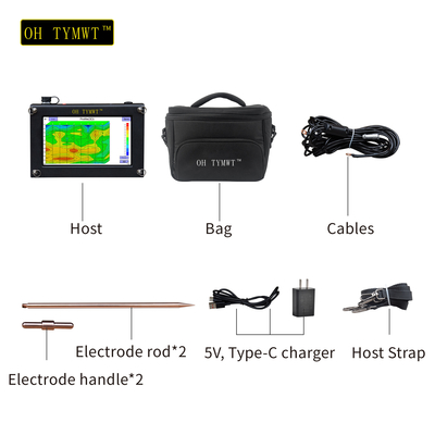 TYM S Series Detector de Água Subterrânea Auto Graphing Resistivity Equipamento de Pesquisa Geofísica