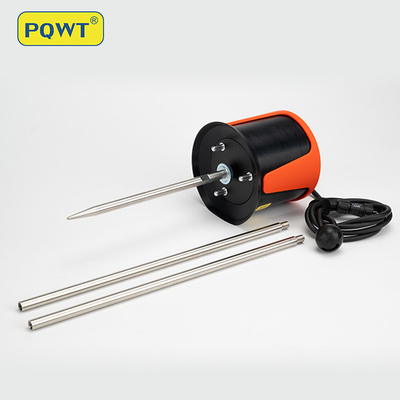 Pqwt-2000 Detector de fugas de tubulação de água subterrânea de medição de profundidade de 5 metros