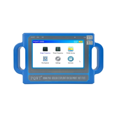 PQWT S500 detector de água 500m profundidade 7 polegadas touch screen