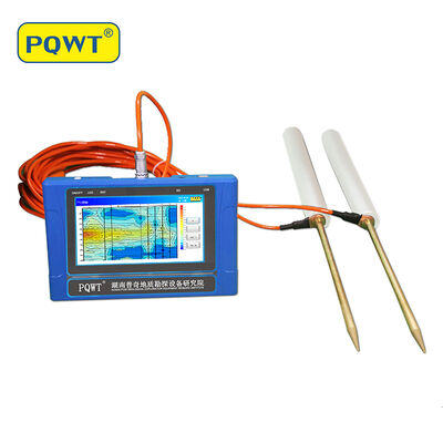PQWT TC300 Detector de água subterrânea de 300 metros de profundidade com tela sensível ao toque de 7 polegadas e mapeamento automático