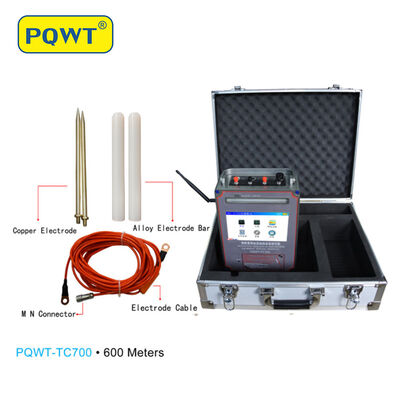 PQWT TC1200 Resistivity Meter e Finder de Água Subterrânea com Cartografia Automática de 1500m de Profundidade e Suporte Multilíngue