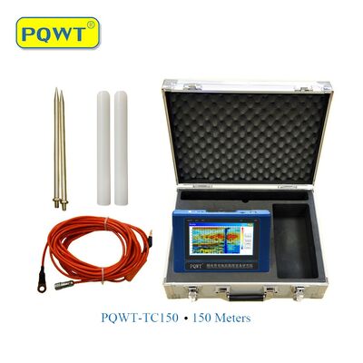 PQWT-TC150 Resistividade Medindo Máquina de Detecção de Água de Furo 150m Detector de Água Finder Subterrâneo