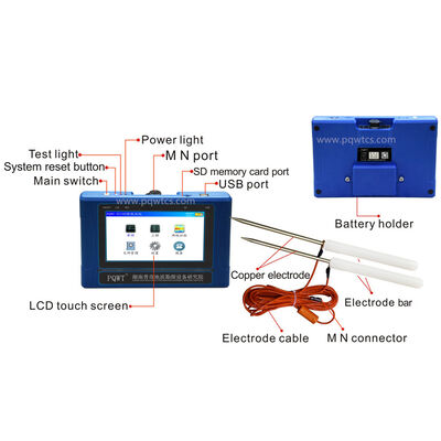 PQWT TC150 Melhor Vendedor 150m Profundos Poços Subterrâneos Máquina de Pesquisa de Água Detector de Águas Subterrâneas