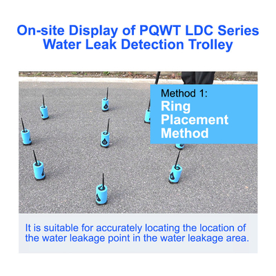 15M Smart Water Pipeline Leakage Detection Trolley 9m Profundidade PQWT LDC