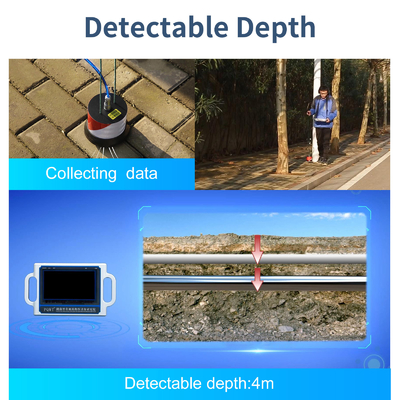 4 medidores conduzem o detector do escapamento da parede da água do espectro do encanamento da pressão de sistema de detecção do escape