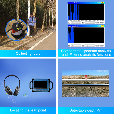 Profundidade 4M Spectrum Technology da máquina do detector sadio do escape da água de PQWT CL400