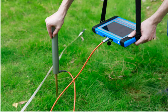 Detector geofísico da água PQWT-TC500 500 medidores de poder de 4000mAh