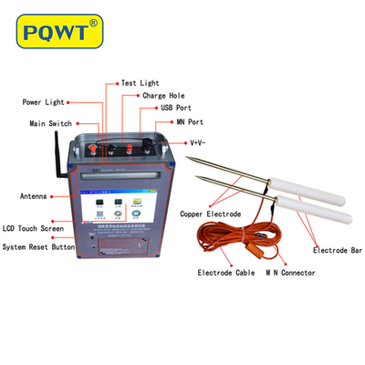 Do equipamento Geological da exploração de PQWT WT700 instrumento subterrâneo da detecção da água mineral