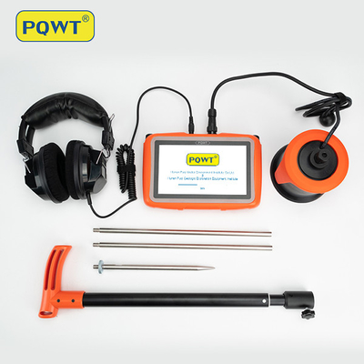Pqwt-2000 Detector de fugas de tubulação de água subterrânea de medição de profundidade de 5 metros