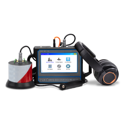 Equipamento ultrassônico 2M PQWT CL200 4000mAh do detector sadio do escape da água