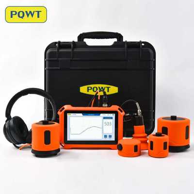 PQWT-125E Detector de fugas emblemático com exibição de forma de onda em tempo real Filtragem de ruído e análise inteligente de borda para tubulação de água