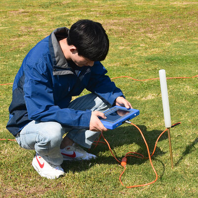 PQWT TC150 Detector de Água Subterrânea de 150m de Profundidade com tela sensível ao toque de 7 polegadas e bateria de lítio recarregável