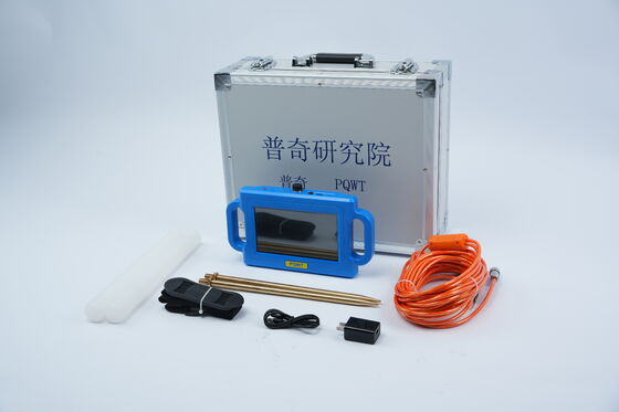 Detector de água subterrânea portátil PQWT-S150 150m de profundidade com mapeamento automático e exportação de dados para PC