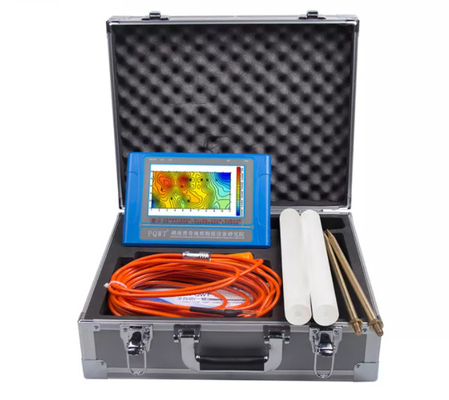 Detector geofísico da água PQWT-TC500 500 medidores de poder de 4000mAh